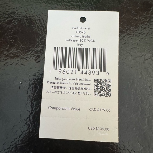 Kate Spade Lime Green Wristlet. Retail $138 - Picture 2 of 3